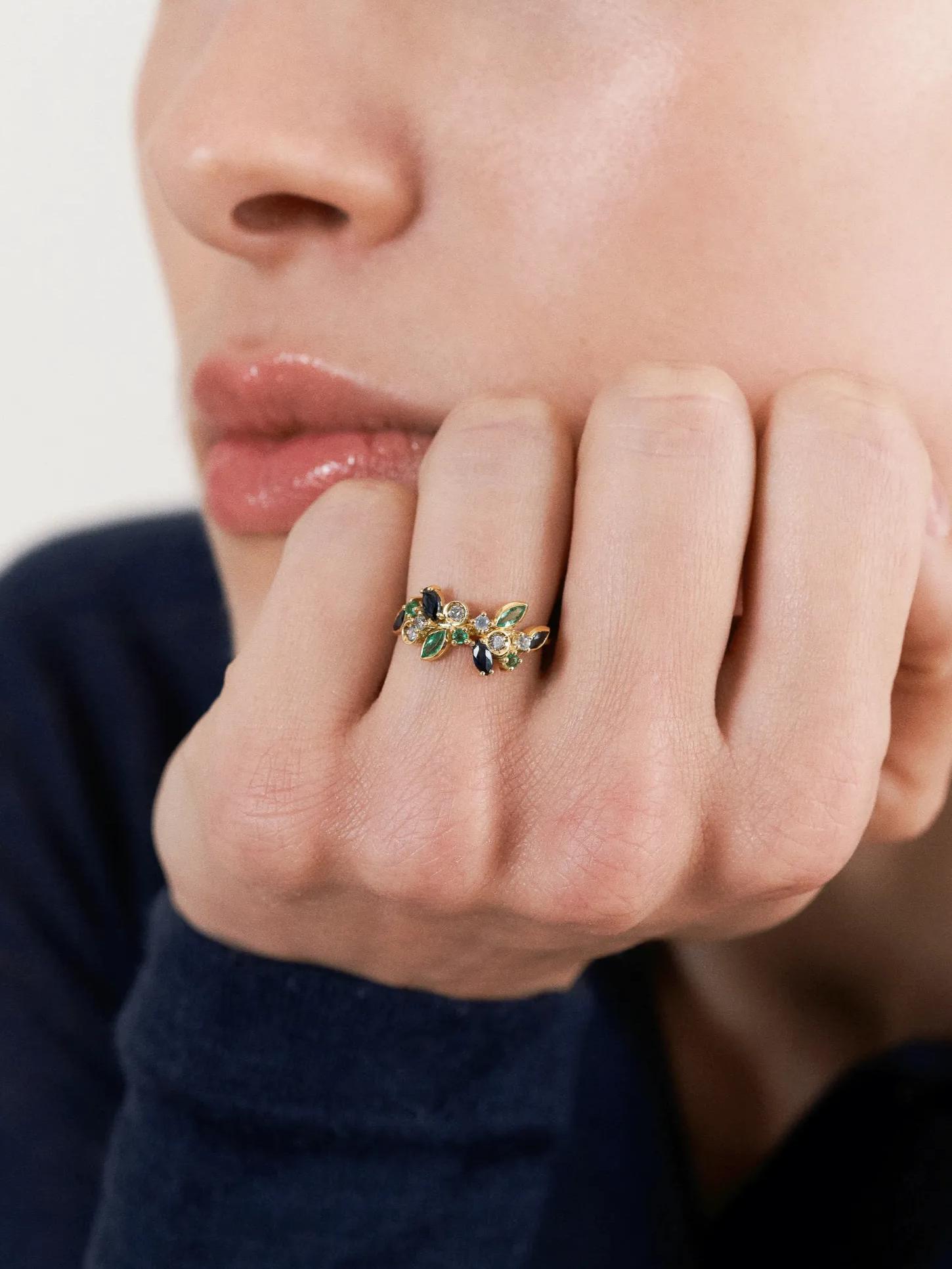 Camélia Ring 1 Peacock